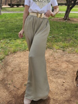 Pantalón Satén Khaki