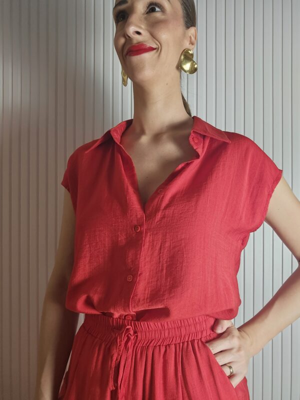 Camisa Boulevard Roja - Imagen 2