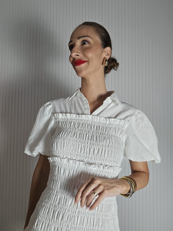 Vestido Daniela Blanco - Imagen 2